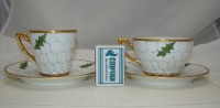 Limoges чайная и кофейная пары старинные (M530)