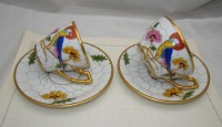 Limoges чайная и кофейная пары старинные (M530)