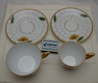 Limoges чайная и кофейная пары старинные (M530)