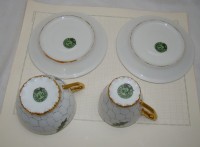Limoges чайная и кофейная пары старинные (M530)