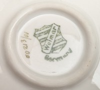 Weimar Porzellan молочники старинные 2 шт. (A814)