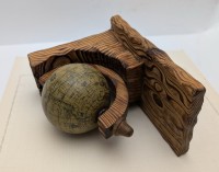 Подставка винтажная упор для книг Глобус (A913)