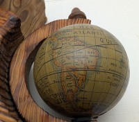 Подставка винтажная упор для книг Глобус (A913)