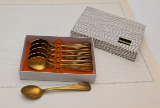 Grasoli набор винтажных кофейных ложечек 6 шт. (B108)