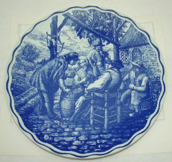 Тарелка большая DELFT (Q3)