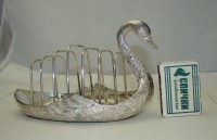 Подставка для тостов салфетница Лебедь (W656)