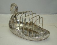 Подставка для тостов салфетница Лебедь (W656)