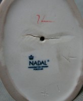 Nadal статуэтка фарфоровая винтажная Бегунья (M434)