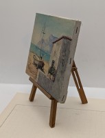Настольная винтажная картина с подставкой мольберт (A914)