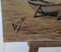 Настольная винтажная картина с подставкой мольберт (A914)