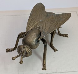 Шкатулка фигурка винтажная Муха (B109)