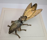 Шкатулка фигурка винтажная Муха (B109)