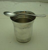 Стаканчик сахарница с ложечкой (V931)