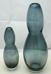 Hysteria вазы дизайнерские стеклянные винтажные 2 шт (W473)