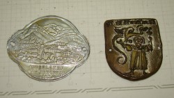 Шильдики винтажные 2 шт. (Q305)