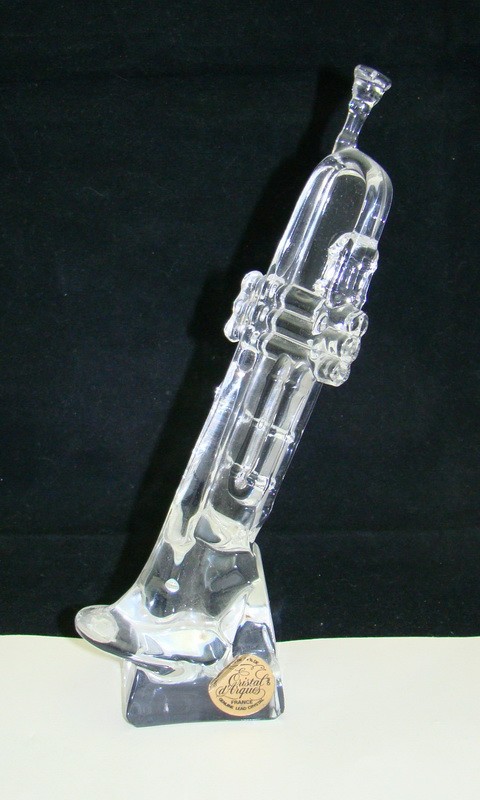 Cristal d'Arques фигурка хрустальная Музыкальный инструмент труба (X822)