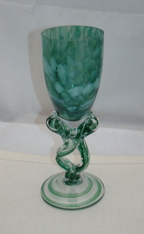 Фужер бокал винтажный ручной работы (M532)