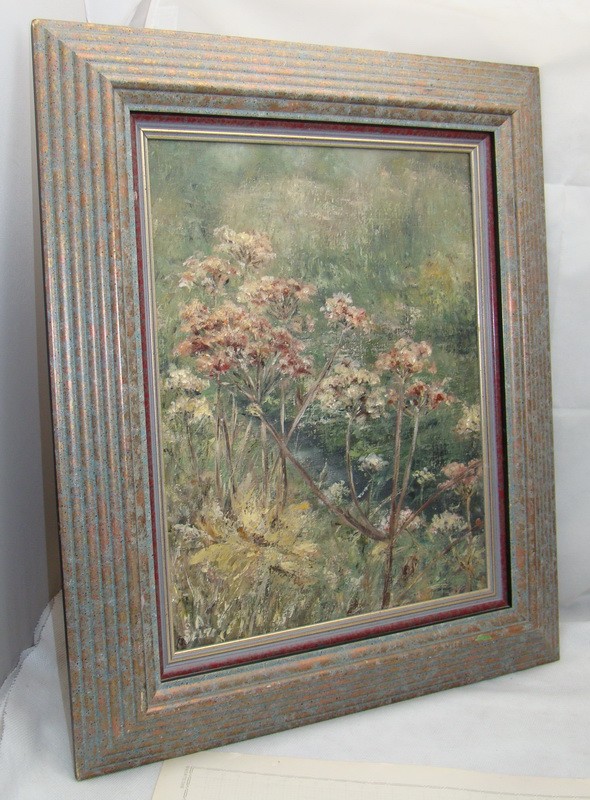 Картина винтажная Лесные цветы (M630)