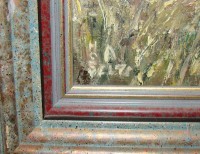 Картина винтажная Лесные цветы (M630)