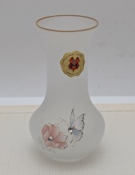 Вазочка винтажная с ручным декором (B014)