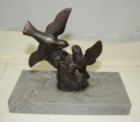 Скульптура старинная фигурка Птицы (Y694)