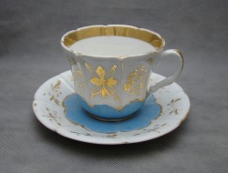 Vieux Bruxelles чашка для горячего шоколада коллекционная старинная (A124)