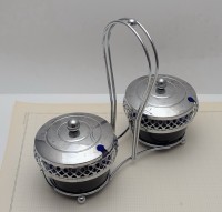 Sheffield двойной сервировочный набор для соусов или джемов (B015)