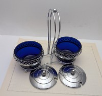 Sheffield двойной сервировочный набор для соусов или джемов (B015)