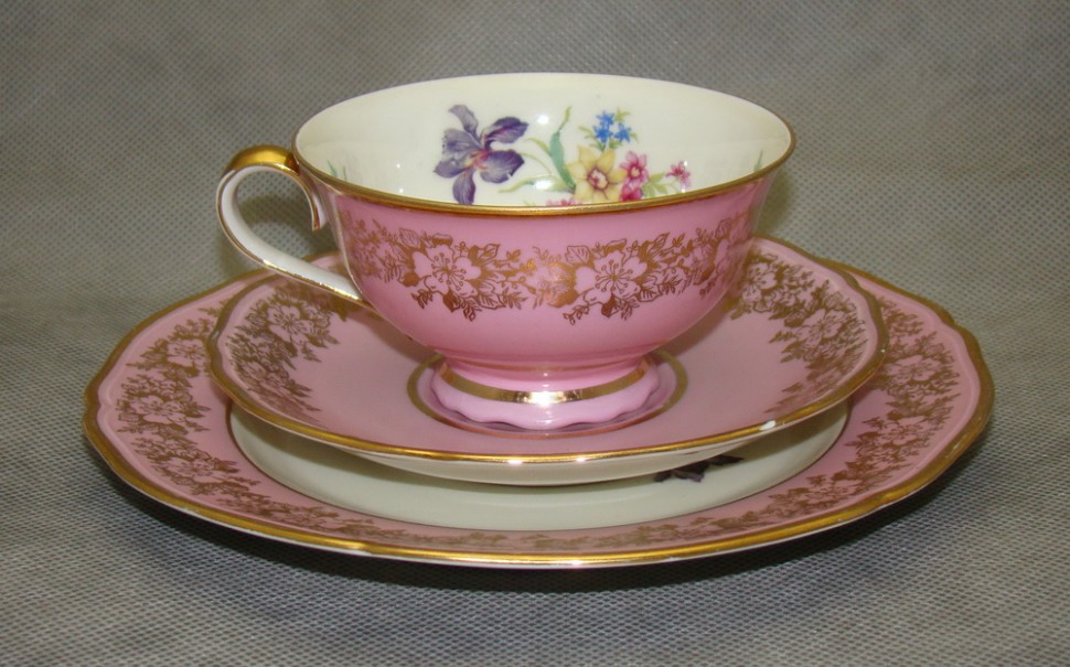 Zeh Scherzer чайная тройка винтажная (M048)