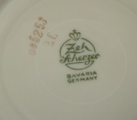 Zeh Scherzer чайная тройка винтажная (M048)
