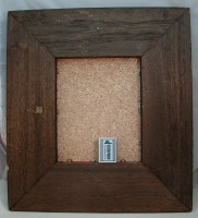 Репродукция в винтажной деревянной рамке (M143)