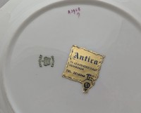 Aynsley тарелки старинные в стиле шинуазри 2 шт. (A818)