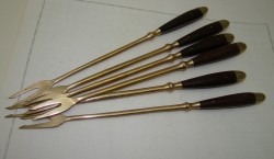 Вилки для фондю винтажные 6 шт. (Q446)