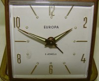 Europa будильник дорожный винтажный (X591)
