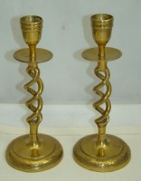 Подсвечники витые винтажные 2 шт. (M243)