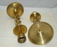 Подсвечники витые винтажные 2 шт. (M243)