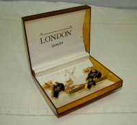 Запонки и зажим для галстука Кенгуру (P897)