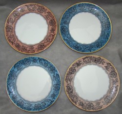 Лимож тарелки фарфоровые 4шт (W339)