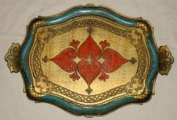 Поднос винтажный флорентийский (Y017)