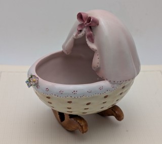 Molaroni? кашпо старинное ручной работы Люлька (B018)