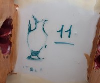 Molaroni? кашпо старинное ручной работы Люлька (B018)