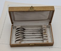 Recla десертные кофейные ложечки старинный набор 6 шт. (B114)