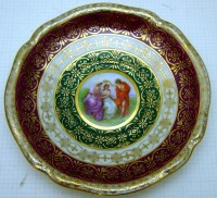 Блюдечко фарфоровое Gloria Alt Wien (V900)