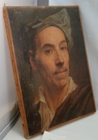 Старинный принт на холсте Портрет Christian Seybold (M146)