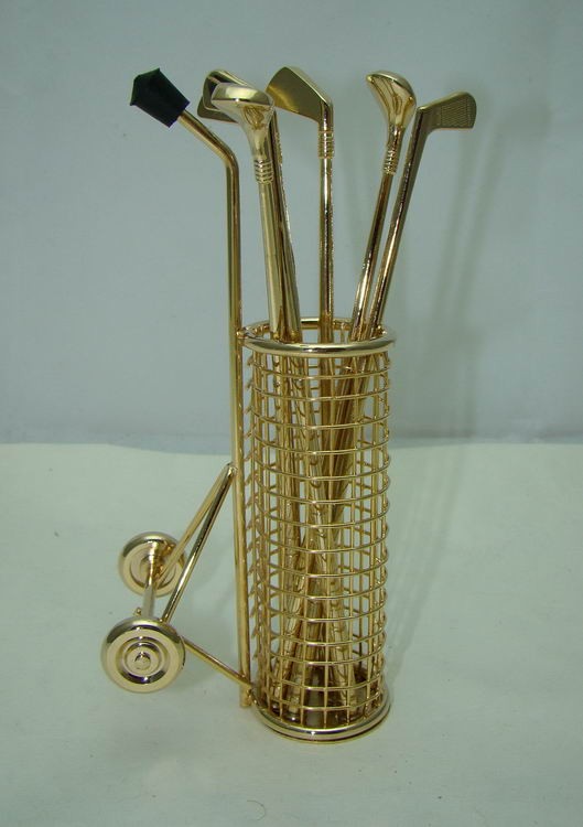 Палочки для коктейлей "Клюшки для гольфа" (U246)