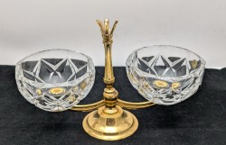 Val Saint Lambert менажница конфетница винтажная (B115)