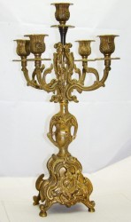 Канделябр подсвечник на пять свечей старинный (V530)