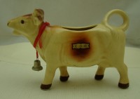 Молочник фаянсовый сувенир альпийский Корова (X280)
