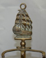 Набор для камина старинный Корабль (N118)