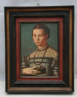 Картина репродукция на латуни Bronzino (Y019)